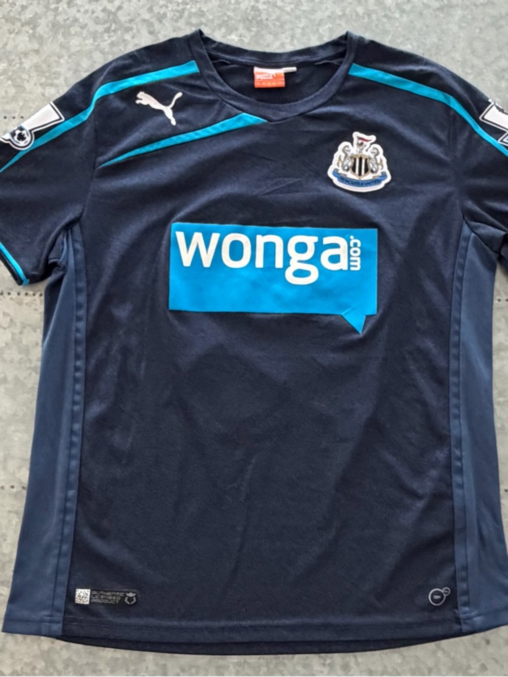 Puma Newcastle United FC Soccer/Football Away Jersey, Ben Arfa, 2013/14, MEDIUM